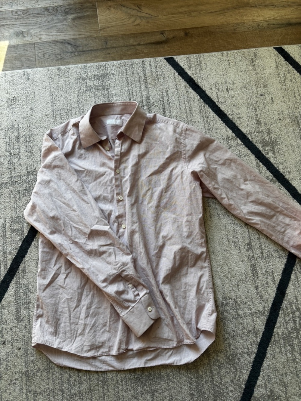 Prada Light Pink Long-Sleeve Dress Shirt